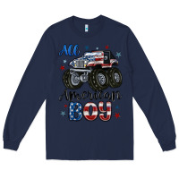 Navy all american boy Long Sleeve Tee - MaliasSmallBusiness