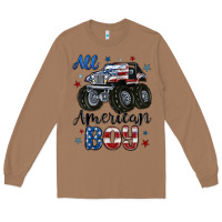 Toasted Coconut all american boy Long Sleeve Tee - MaliasSmallBusiness