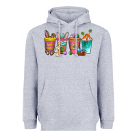 Heather Grey Easter coffee drinks Easter Day Heavyweight Hoodie - Neo Western