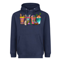 Navy Easter coffee drinks Easter Day Heavyweight Hoodie - Neo Western