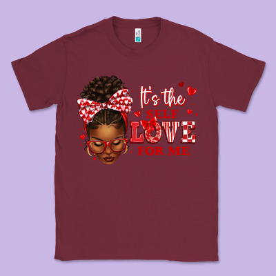 Sorority Colors Red And White It's The Self Love F Classic Tee Designed By Texasbilliewilder