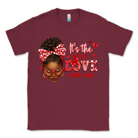 Burgundy sorority colors red and white it's the self love f Classic Tee - texasbilliewilder