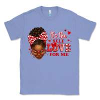 Colony Blue sorority colors red and white it's the self love f Classic Tee - texasbilliewilder