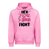 Fuchsia Pink her fight is our fight Urban Hoodie - MaliasSmallBusiness