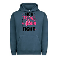 Pigment Midnight Navy her fight is our fight Urban Hoodie - MaliasSmallBusiness