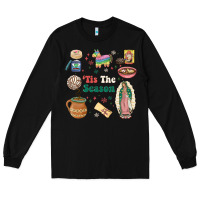 Black tis the season Long Sleeve Tee - MaliasSmallBusiness