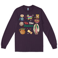 Plum tis the season Long Sleeve Tee - MaliasSmallBusiness