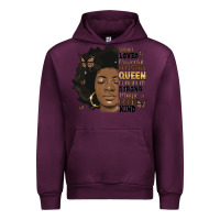 Mauve Wine afro woman smart loved powerful Urban Hoodie - MaliasSmallBusiness