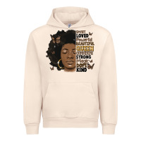 Afro Woman Smart Loved Powerful Urban Hoodie | Teevron