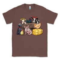 Chestnut farm animals wagon Classic Tee - Zillion Design Studio