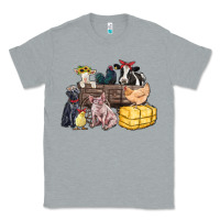 Heather Grey farm animals wagon Classic Tee - Zillion Design Studio