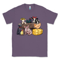 Lavender farm animals wagon Classic Tee - Zillion Design Studio