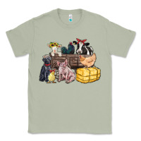 Matcha farm animals wagon Classic Tee - Zillion Design Studio