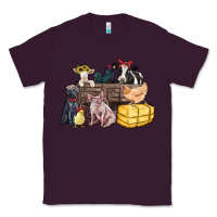 Plum farm animals wagon Classic Tee - Zillion Design Studio