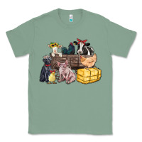 Sage farm animals wagon Classic Tee - Zillion Design Studio