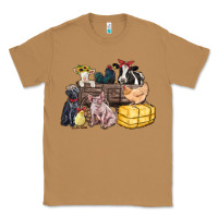 Toasted Coconut farm animals wagon Classic Tee - Zillion Design Studio