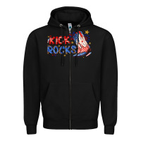 Black kick rocks cowboy boots fourth of july Zipper Hoodie - texasbilliewilder