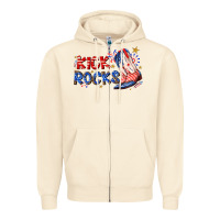 Sandshell kick rocks cowboy boots fourth of july Zipper Hoodie - texasbilliewilder