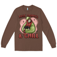 Chestnut true crimes & chill Long Sleeve Tee - MaliasSmallBusiness