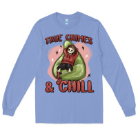 Colony Blue true crimes & chill Long Sleeve Tee - MaliasSmallBusiness