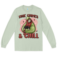 Matcha true crimes & chill Long Sleeve Tee - MaliasSmallBusiness