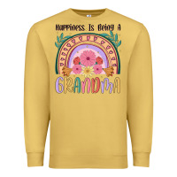 Antique Gold happiness is being a grandma Premium Sweatshirt - JahusDesignShop