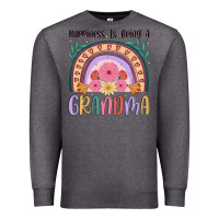Charcoal Heather happiness is being a grandma Premium Sweatshirt - JahusDesignShop