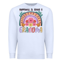 White happiness is being a grandma Premium Sweatshirt - JahusDesignShop