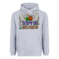 Heather Grey hippie halloween Heavyweight Hoodie - CowhideDigitalArt