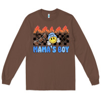 Chestnut mama's boy Long Sleeve Tee - MaliasSmallBusiness