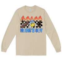 Mushroom mama's boy Long Sleeve Tee - MaliasSmallBusiness