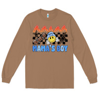 Toasted Coconut mama's boy Long Sleeve Tee - MaliasSmallBusiness