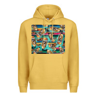 Antique Gold Western Teacher Pencil Premium Hoodie - LillyAllenDesigns