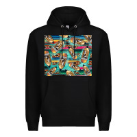 Black Western Teacher Pencil Premium Hoodie - LillyAllenDesigns