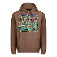 Chestnut Western Teacher Pencil Premium Hoodie - LillyAllenDesigns