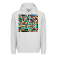 Dove Grey Western Teacher Pencil Premium Hoodie - LillyAllenDesigns