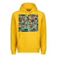 Lemon Western Teacher Pencil Premium Hoodie - LillyAllenDesigns