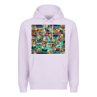 Lilac Western Teacher Pencil Premium Hoodie - LillyAllenDesigns