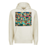 Oatmeal Heather Western Teacher Pencil Premium Hoodie - LillyAllenDesigns