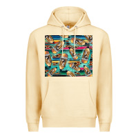 Pina Colada Western Teacher Pencil Premium Hoodie - LillyAllenDesigns