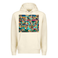 Sandshell Western Teacher Pencil Premium Hoodie - LillyAllenDesigns