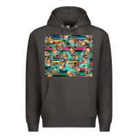 Smoke Western Teacher Pencil Premium Hoodie - LillyAllenDesigns
