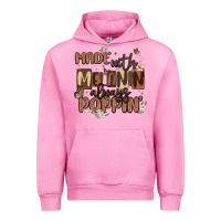 Fuchsia Pink made with melanin always poppin Urban Hoodie - MaliasSmallBusiness