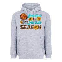 Heather Grey basketball is my favorite season Heavyweight Hoodie - HRA Design Shop