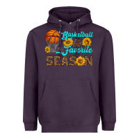 Plum basketball is my favorite season Heavyweight Hoodie - HRA Design Shop