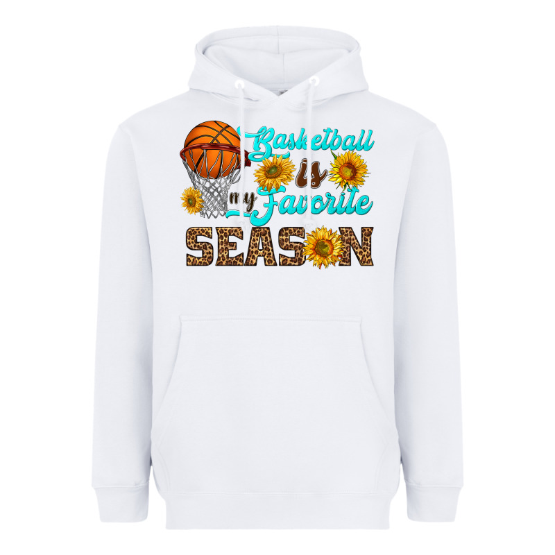 Basketball Is My Favorite Season Heavyweight Hoodie by HRA Design Shop | Teevron
