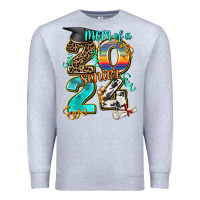 Heather Grey 2024 graduate leopard Premium Sweatshirt - AdoDesignShop