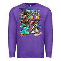 Purple 2024 graduate leopard Premium Sweatshirt - AdoDesignShop