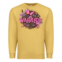 Antique Gold this is what a warrior looks like Premium Sweatshirt - AdoDesignShop