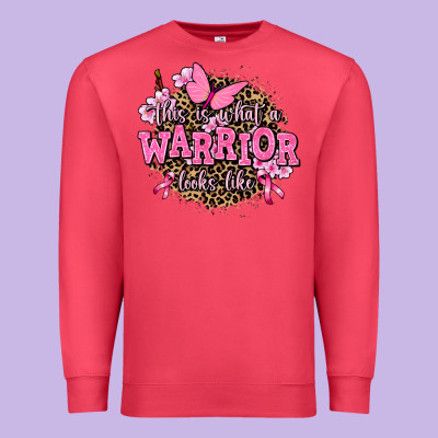 This Is What A Warrior Looks Like Premium Sweatshirt Designed By Adodesignshop